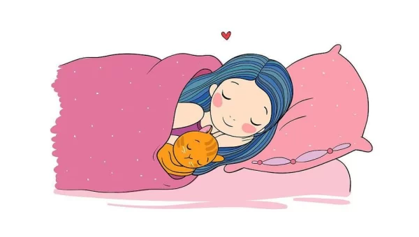 sleeping girl